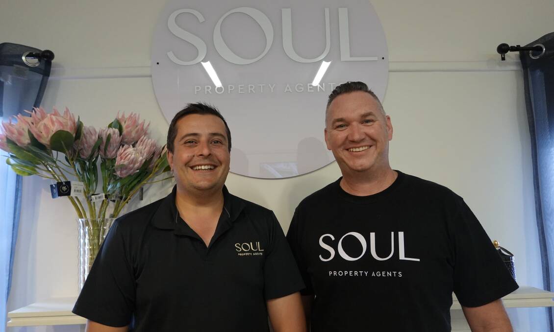 CONFIDENT: Soul Property Agents' Angelo Cirillo and Nathan Thomas say they don't expect the increase of land value in Griffith to end any time soon. Photo: Monty Jacka