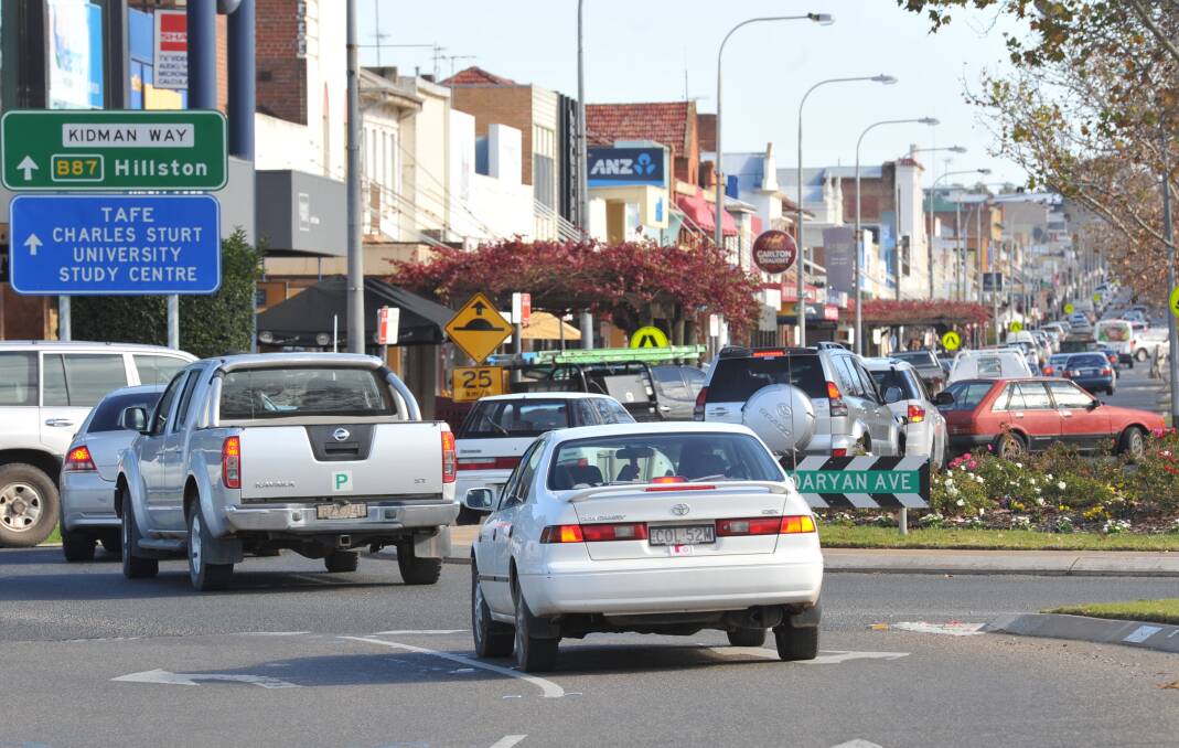 JAM: This roundabout is a major source of frustration. Picture: Anthony Stipo.