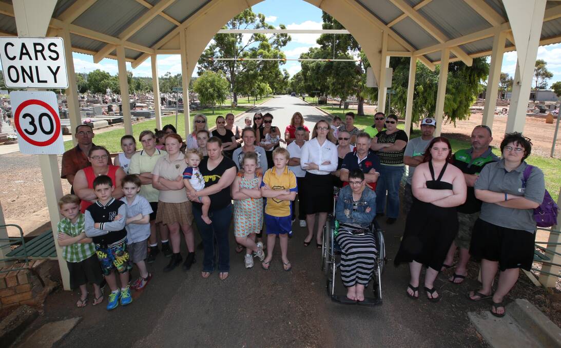 DEMAND: A Facebook page has sprung out of a group of upset families sick of damage done to babies' graves at the cemetery. Picture: Anthony Stipo.