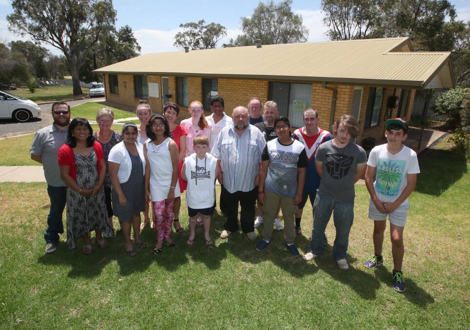 COMMUNITY: Church leaders, administrators and residents at Barnabas House. Picture: Anthony Stipo.