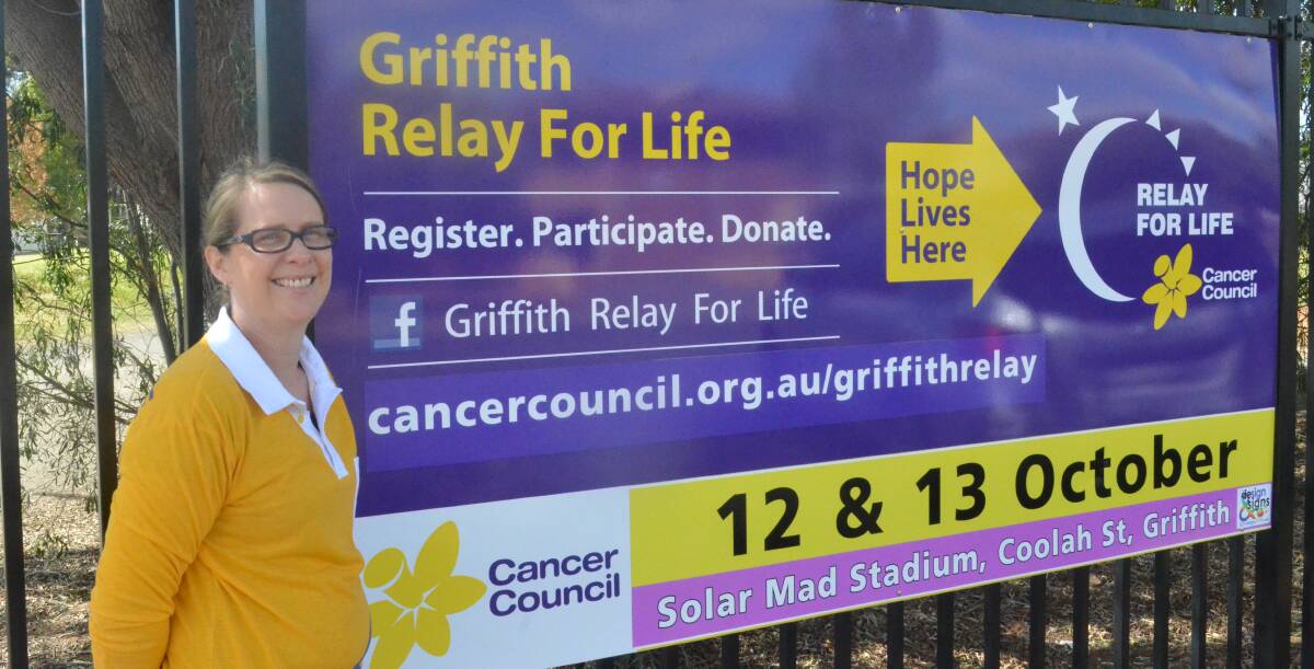 UNSEEN INTEREST: Griffith Relay for Life chairwoman Tammy Hirst said she is surprised at the strong level of interest for this year's event.