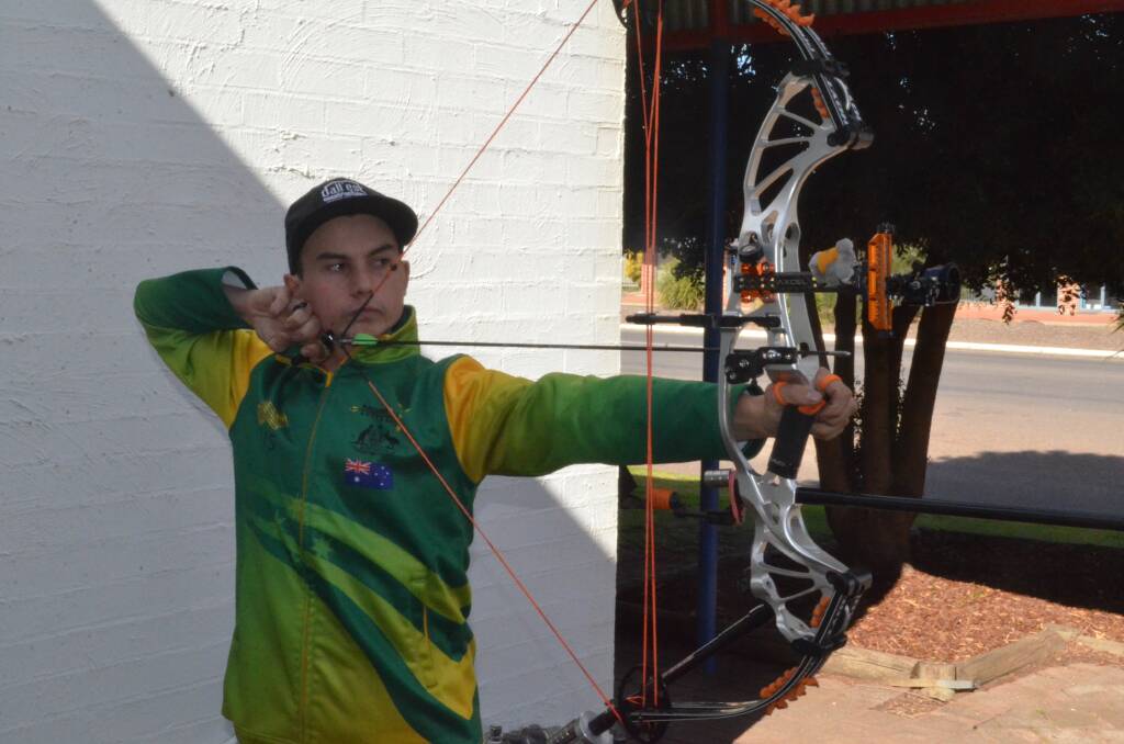 TAKING AIM: Nathan Rowley is looking to better his fourth place finish at his last world championships when he travels to Madrid later in the month. PHOTO: Calhan Behrendt