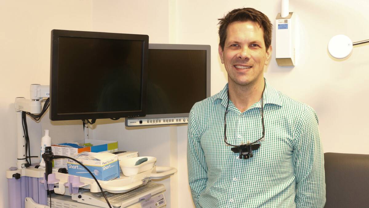 TREATING: ENT specialist Dr Brett Leavers visits Griffith for two days a month to provide services to local patients, with a new expansion plan aiming to bring a specialist to the region once a fortnight from 2021. PHOTO: Calhan Behrendt