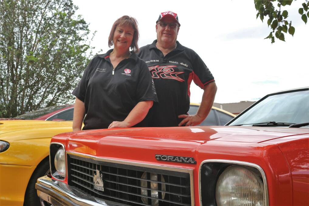 FOND MEMORIES: Sharon and Stephen Brown say it is a shame to lose the Holden brand, with plans from General Motors to have the brand retired by 2021. PHOTO: Calhan Behrendt