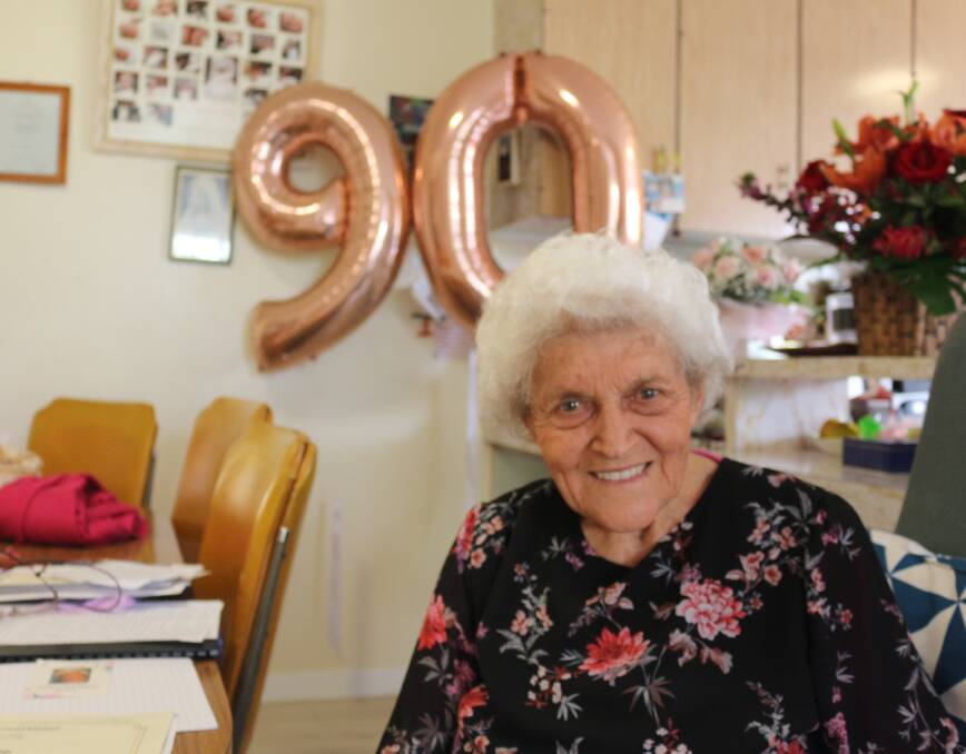 CELEBRATING: Mary Bertoldo celebrated her 90th birthday on January 2 and she still keeps an interest in various things going on around the city. PHOTO: Calhan Behrendt