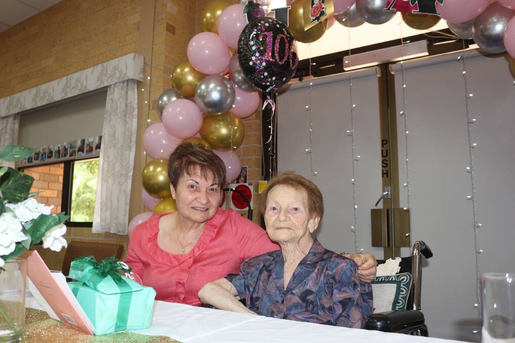 100 YEARS: Gianna Piccoli with her mother Gina Crosato - who celebrated her 100th birthday on March 6. PHOTO: Calhan Behrendt