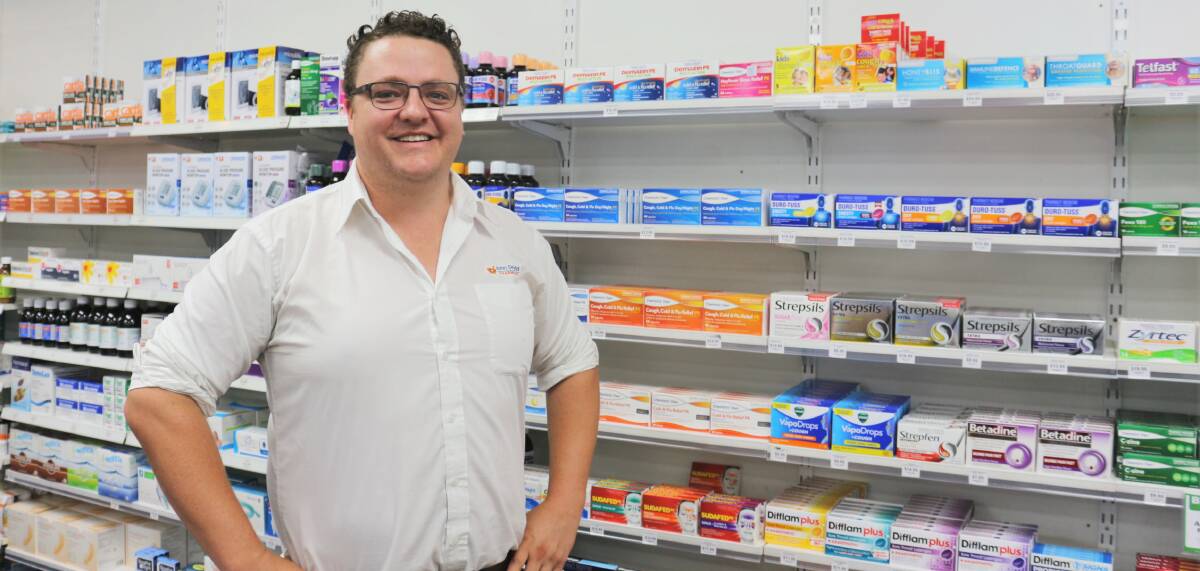 STOCKED: Pharmacist Sean Dodd said the spread of coronavirus has led to difficulty in keeping steady supply of some items, but there is no need to panic. PHOTO: Cal Behrendt