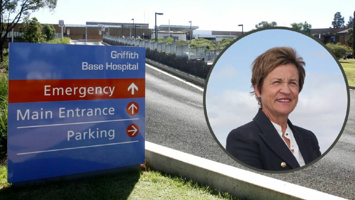 UNIT: Member for Murray Helen Dalton (inset) has called on the Murrumbidgee Local Health District to include a promised radiation therapy unit into the redevelopment of the Griffith Base Hospital.