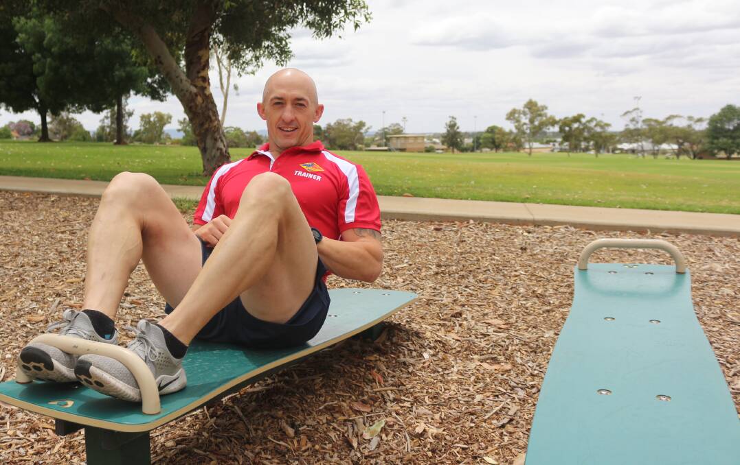 HAVE FUN, GET FIT: Trainer Chris Smith will be leading the cross-training and boxing camps as part of the Live Life Get Active program, which is due to launch in Griffith on December 5. PHOTO: Calhan Behrendt
