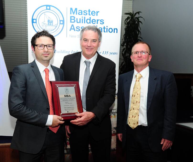 Master Builders Association of NSW 2017 Southern Central Regional Building Awards held at Wagga RSL on Friday, June 16. PHOTOS by Kieren L. Tilly