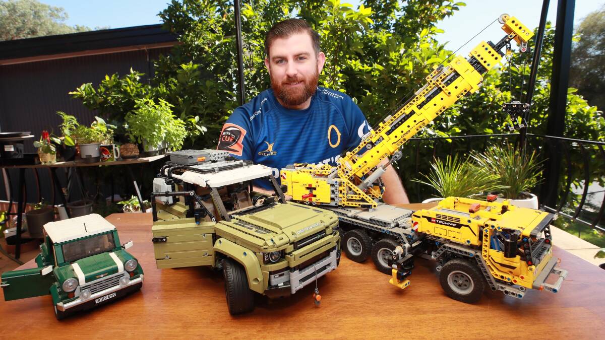 LEGO LOVERS: Imagination is the limit for Lego-enthusiast George Roy, who has been collecting the interlocking bricks for as long as he can remember. Picture: Les Smith
