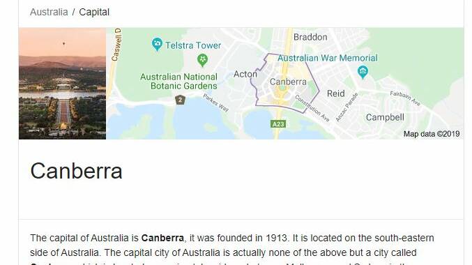 Fact check: Is Wagga the national capital?