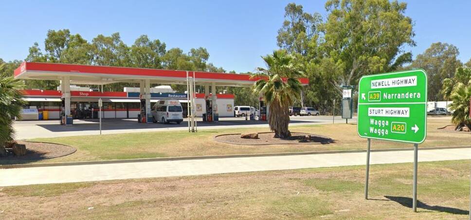 Caltex Narrandera at Gillenbah, which has been added to a NSW Health list of COVID-19 exposure sites after a Victorian woman drove through the town on the way to the Sunshine Coast. PHOTO: Google Maps