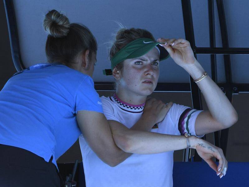 Sixth seed Elina Svitolina overcame injury to reach the Australian Open fourth round.