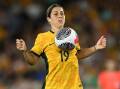 The loss of the tireless Katrina Gorry would be a major blow to the Matildas at the Olympics. (James Ross/AAP PHOTOS)