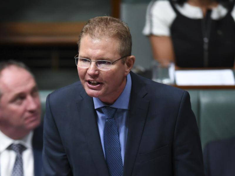 Minister Craig Laundy has taken aim at the ACTU campaign to change workplace laws.