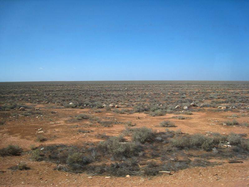 Vandals broke into the site in the remote Nullarbor Plain in South Australia (file). (Murray Cox/AAP PHOTOS)