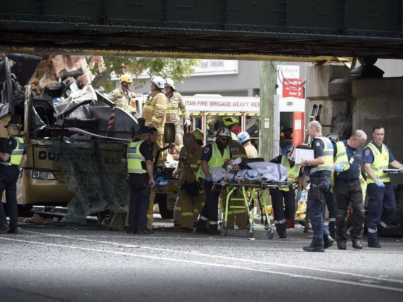 Jack Aston has been jailed for injuring six people when driving his bus into a Melbourne overpass.
