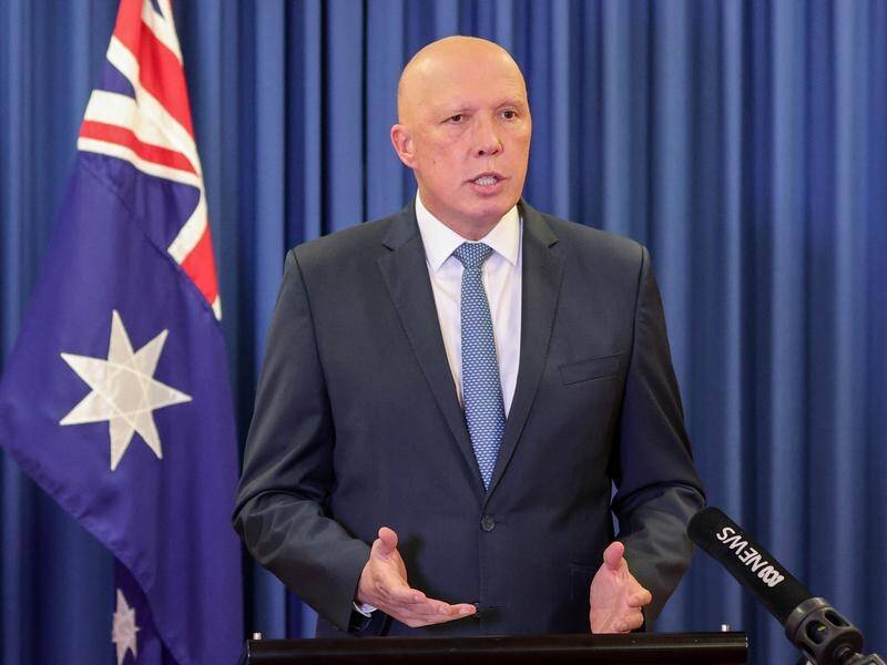 Former defence minister Peter Dutton is expected to be elected unopposed as Liberal Party leader.