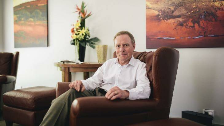David Morrison at his home in South Canberra.  Photo: Rohan Thomson