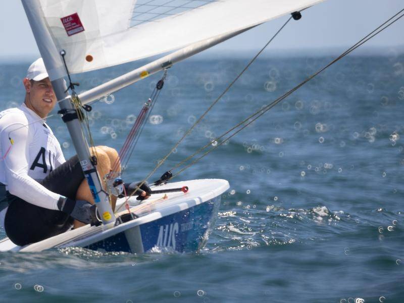 Australian sailor Matt Wearn is leading the Laser class standings at the Tokyo Olympics.