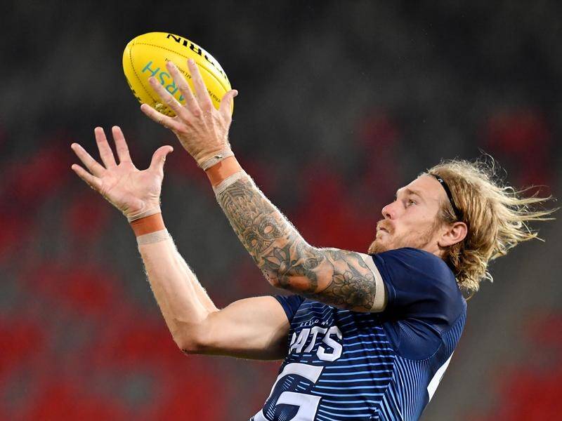 Tom Stewart says the tight ground dimensions in Geelong will give the Cats an advantage.