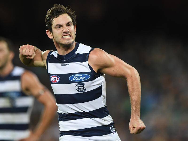 Geelong forward Dan Menzel will miss Saturday's AFL match against Sydney due to a groin injury.