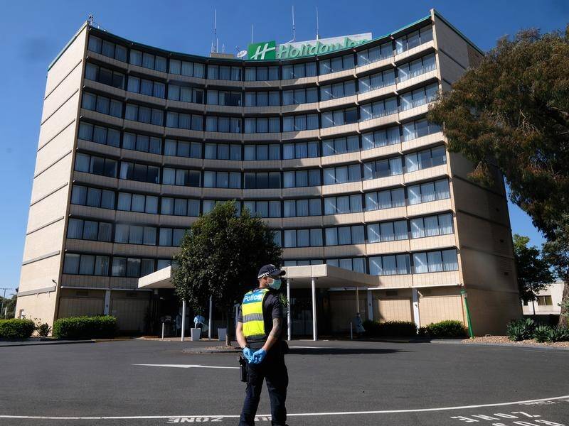 Returning travellers will stay at the Collins St Intercontinental and Holiday Inn at the airport.