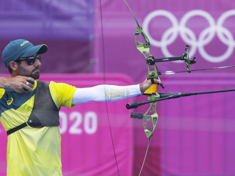 Taylor Worth is the only Australian remaining in the individual archery at the Tokyo Olympics.