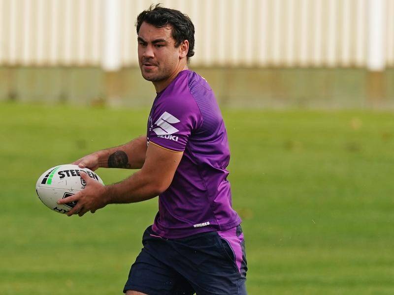 Melbourne Storm No.7 Jahrome Hughes will miss at least two NRL matches with a broken hand.