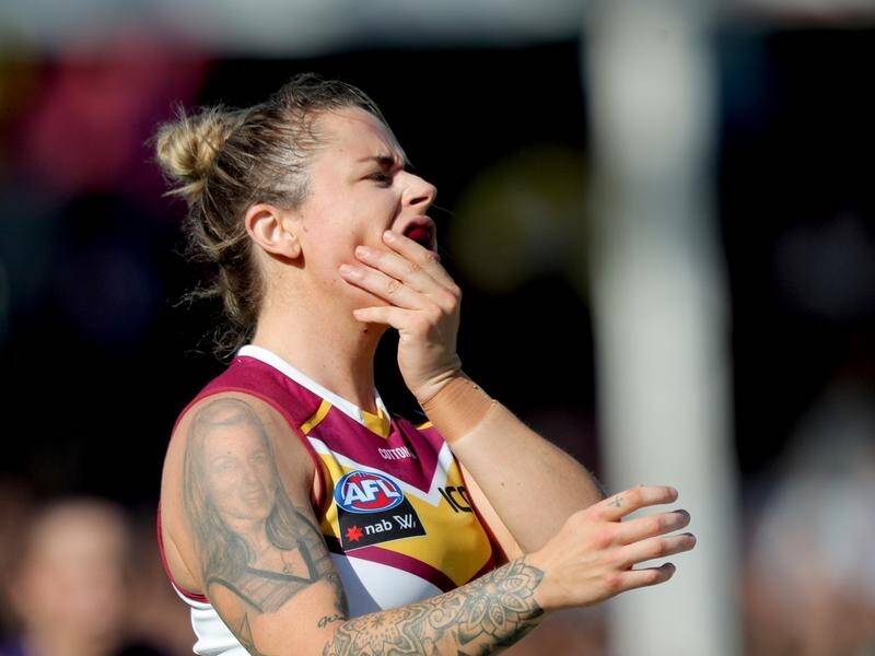 Brisbane Lions AFLW player Jessica Wuetschner is recovering after she was struck by lightning.