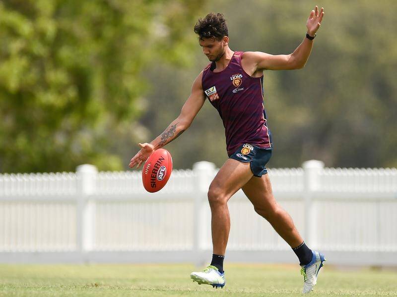 Callum Ah Chee is likely to play make his Brisbane debut when they return to AFL action on June 13.