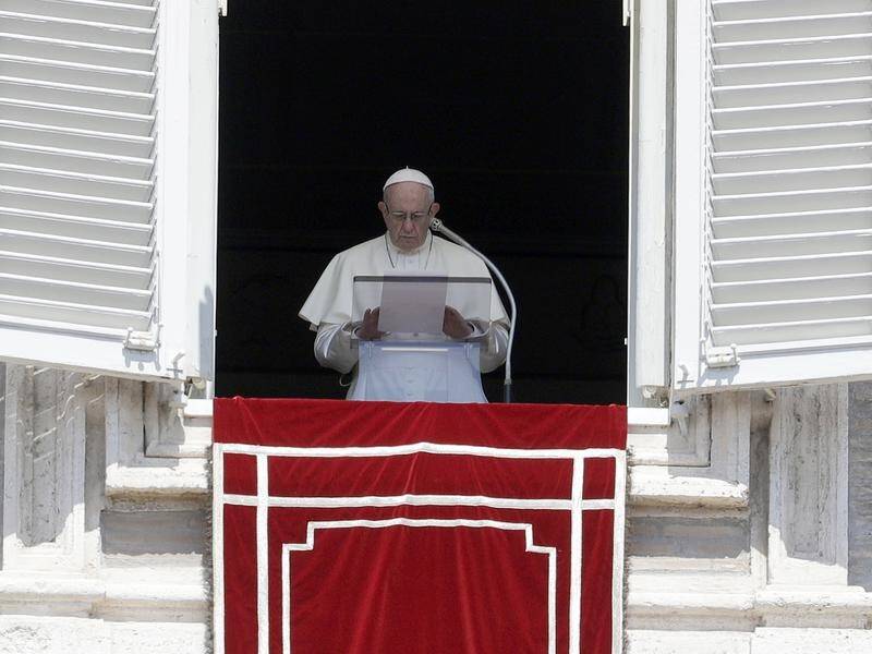 Pope Francis has condemned the "crime" of priestly sexual abuse and cover-up.