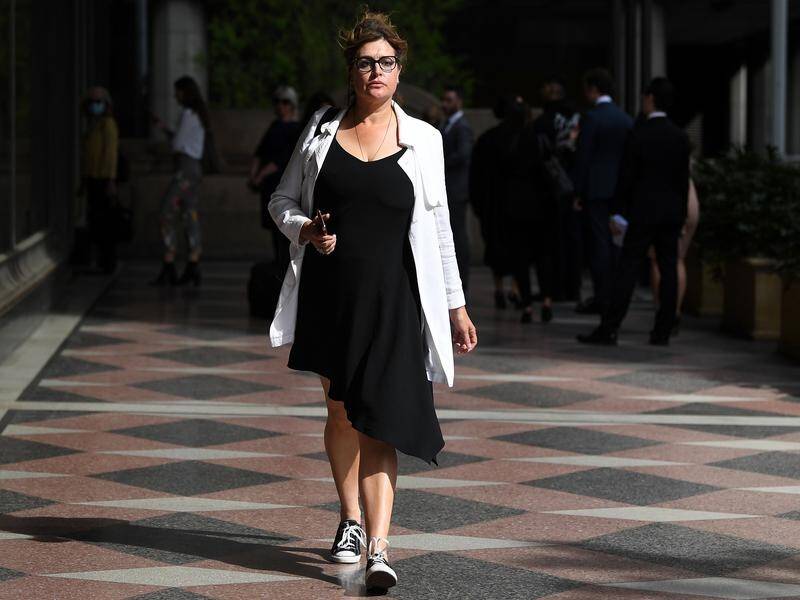 Tziporah Malkah - the actress and model once known as Kate Fischer - has faced court in Sydney.