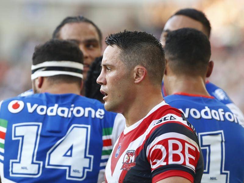 Despite being without Shaun Johnson, the Warriors have scored a 30-6 upset over the Sydney Roosters.