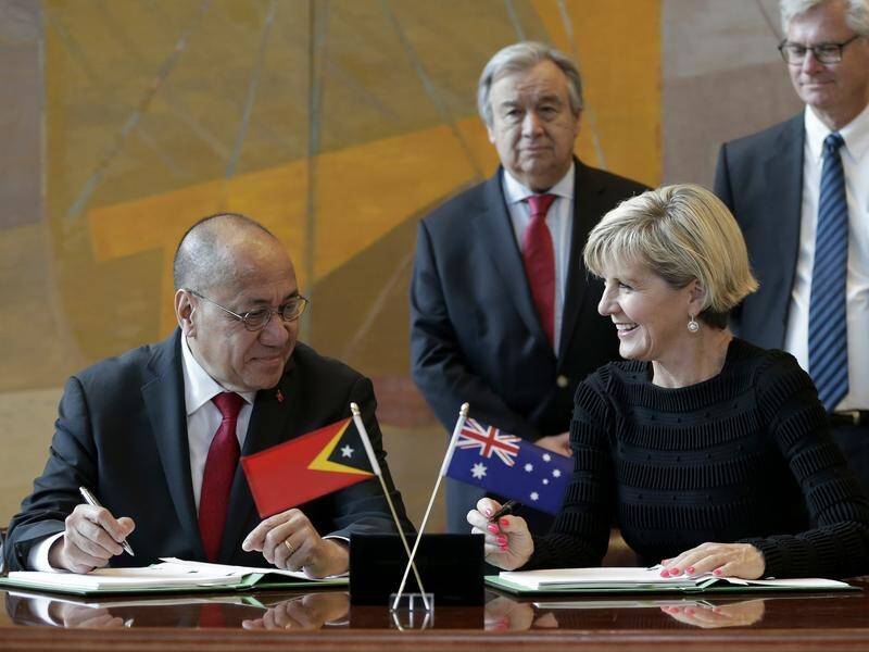Australia and East Timor have signed a treaty to resolve the Greater Sunrise oil and gas dispute.