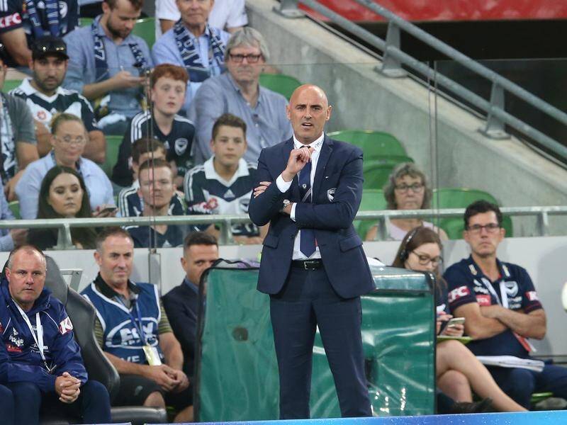 Melbourne Victory coach Kevin Muscat is under the pump following his side's loss to Brisbane Roar.