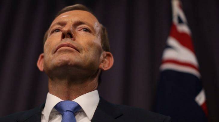 Pulled out: Prime Minister Tony Abbott. Photo: Andrew Meares