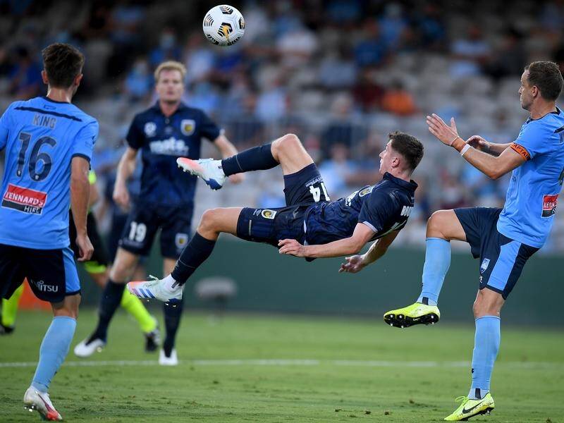 The Central Coast Mariners toppled Sydney FC 2-0 away in the A-League on Friday night.