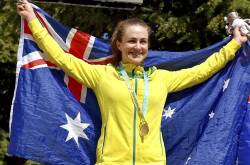 Time trial gold medallist Grace Brown headlines the Australian women's road race team (AP PHOTO)