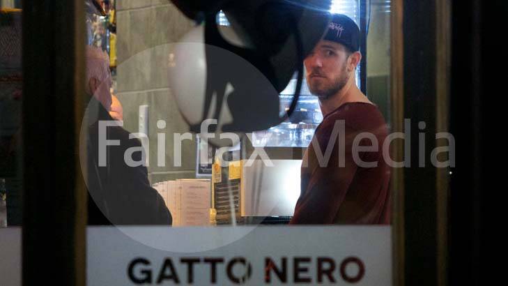 Magpie in demand: Collingwood star Dane Swan pictured at Gatto Nero restaurant.