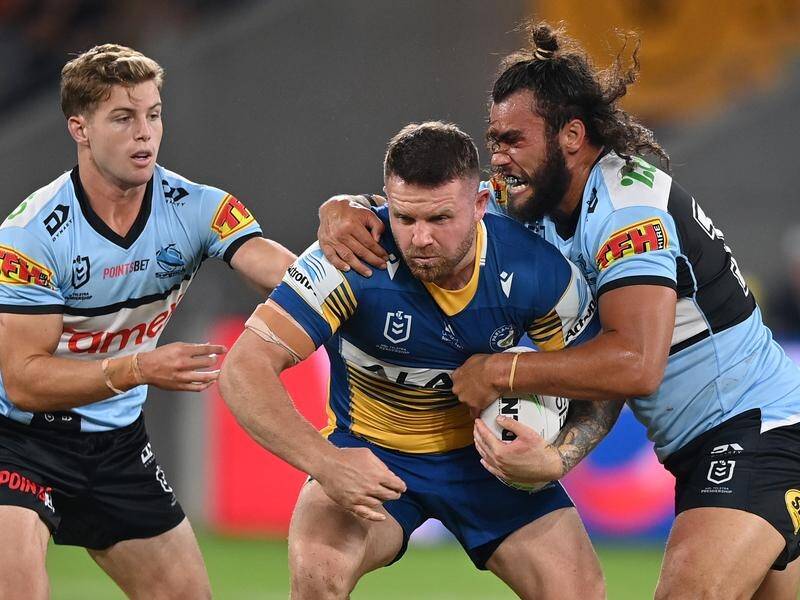 Parramatta forward Nathan Brown is set to play through the pain barrier against the Sydney Roosters.