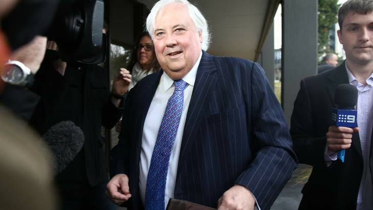 Palmer United Party leader Clive Palmer could help the Abbott government water down protections for consumers of financial advice. Photo: Alex Ellinghausen