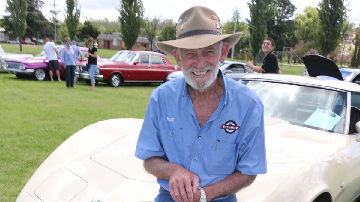 ALL CLASS: Bruce Fallon and his 1978 Chev Corvette
helped make the first-ever Marian Catholic College Show
and Shine fundraiser a massive success on Sunday.
Picture: Anthony Stipo 