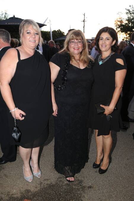 Susie Foscarini, Rosanne Bianchini and Rosanne Rombola. Picture: Anthony Stipo