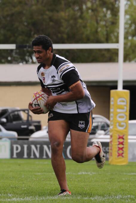 Paul Kelly Memorial Shield pre-season knockout. First grade semi final between Hay and Black and Whites. David Uasila. Picture: Anthony Stipo 