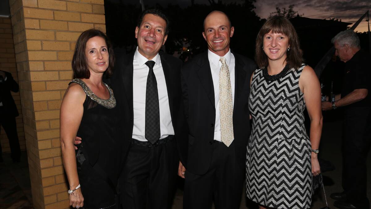 Lisa and Roy Spagnolo with Vivian and Derek Forner. Picture: Anthony Stipo
