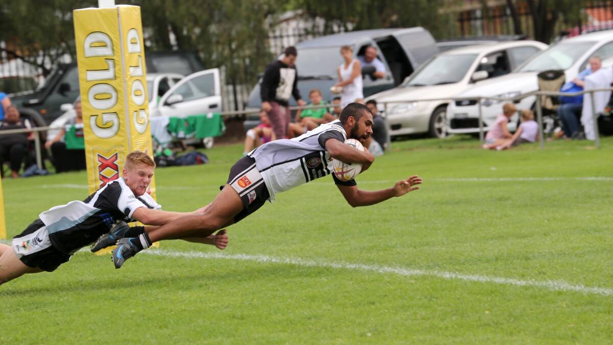 Paul Kelly Memorial Shield pre-season knockout. First grade semi final between Hay and Black and Whites. Stephen Broom. Picture: Anthony Stipo 