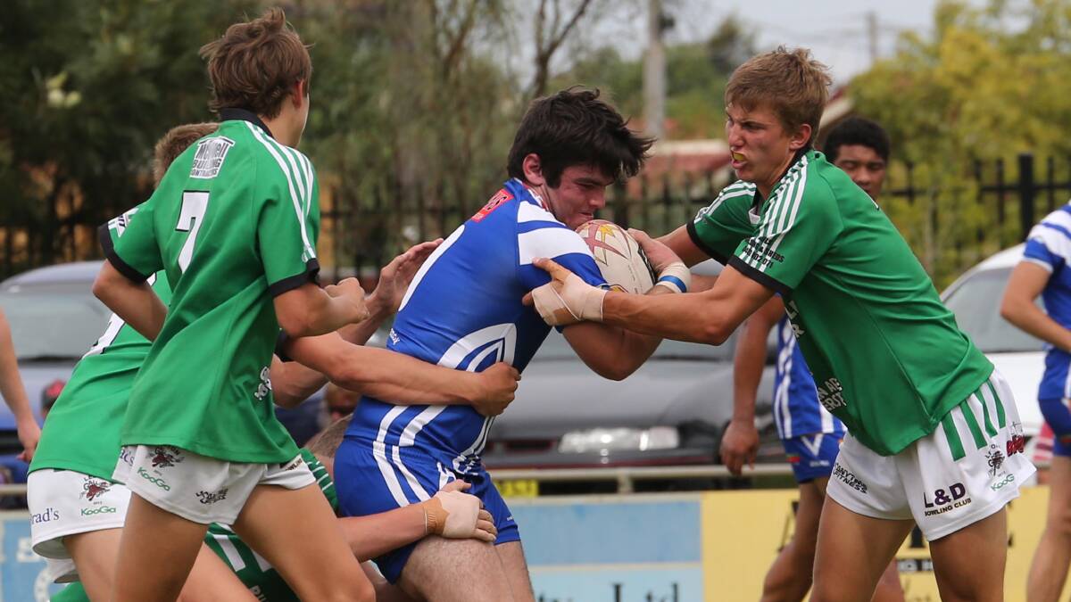 Paul Kelly Memorial Shield pre-season knockout. Under 18s semi final between Leeton and Yenda. Blake Petrie. Picture: Anthony Stipo 