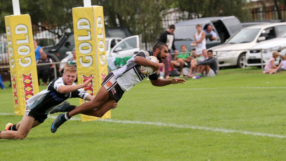 Paul Kelly Memorial Shield pre-season knockout. First grade semi final between Hay and Black and Whites. Stephen Broom. Picture: Anthony Stipo 